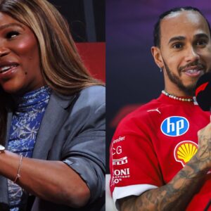 Serena Williams (L) and Lewis Hamilton (R)