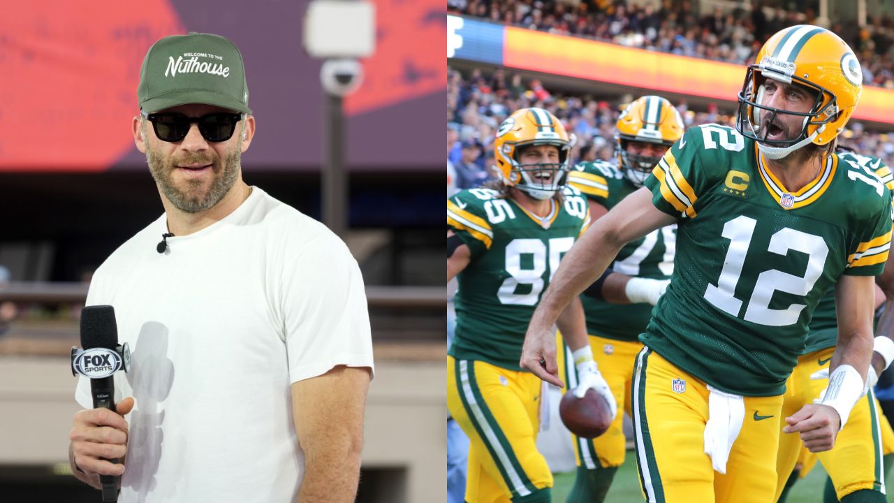 Julian Edelman and Aaron Rodgers