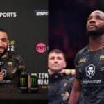 Belal Muhammad (L), Leon Edwards (R)