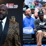 Shaquille O'Neal (L), Kyrie Irving (R)