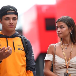 04 Lando Norris and his Girlfriend; McLaren Mercedes during the Hungarian GP, 28-31 July 2022 at Hungaroring