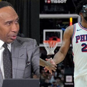 Stephen A. Smith and Joel Embiid