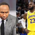 Stephen A. Smith (L), LeBron James (R)