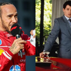 Lewis Hamilton (L) and Scene from Ferris Bueller's Day off (R)