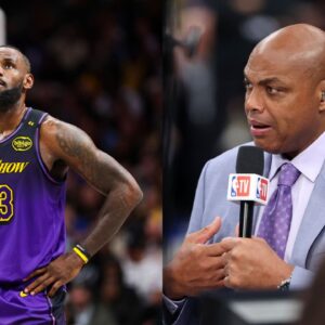 LeBron James(L) and Charles Barkley(R)