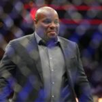 Former UFC Champion Daniel Cormier during the UFC Fight Night: Kattar v Emmett event at Moody Center