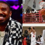 Michael B. Jordan (L) and Bryce James (R)