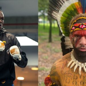 Israel Adesanya (L), Alex Pereira (R)