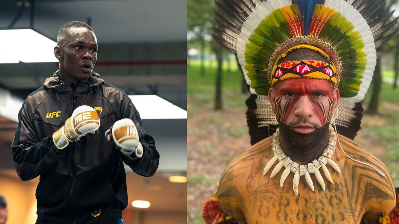 Israel Adesanya (L), Alex Pereira (R)