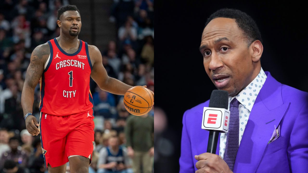 Zion Williamson and Stephen A. Smith