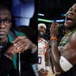 Shannon Sharpe (Left) and Anthony Edwards (Right)