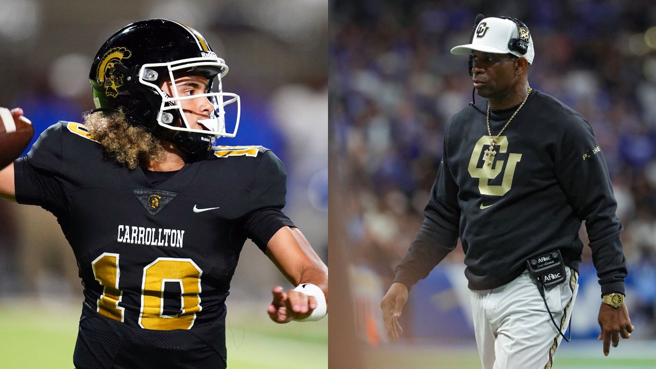 Julian Lewis and Deion Sanders