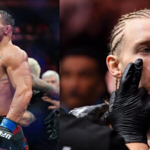 Michael Chandler (L), Paddy Pimblett (R)