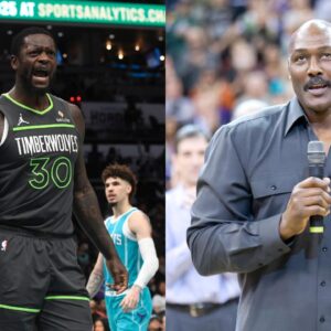 (L) Julius Randle (R) Karl Malone