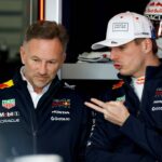 Christian Horner (GBR, Oracle Red Bull Racing), 1 Max Verstappen (NLD, Oracle Red Bull Racing), F1 Grand Prix of Japan at Suzuka International Racing Course on April 4, 2025 in Suzuka, Japan