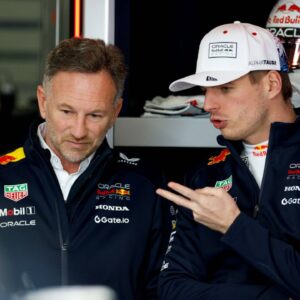 Christian Horner (GBR, Oracle Red Bull Racing), 1 Max Verstappen (NLD, Oracle Red Bull Racing), F1 Grand Prix of Japan at Suzuka International Racing Course on April 4, 2025 in Suzuka, Japan