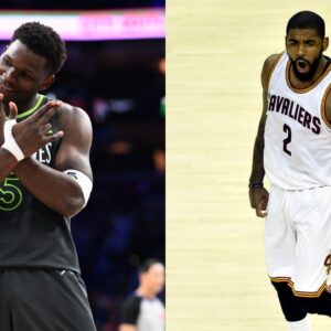 Anthony Edwards (Left) and Kyrie Irving (Right)