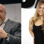 Triple H (L), Ronda Rousey (R)
