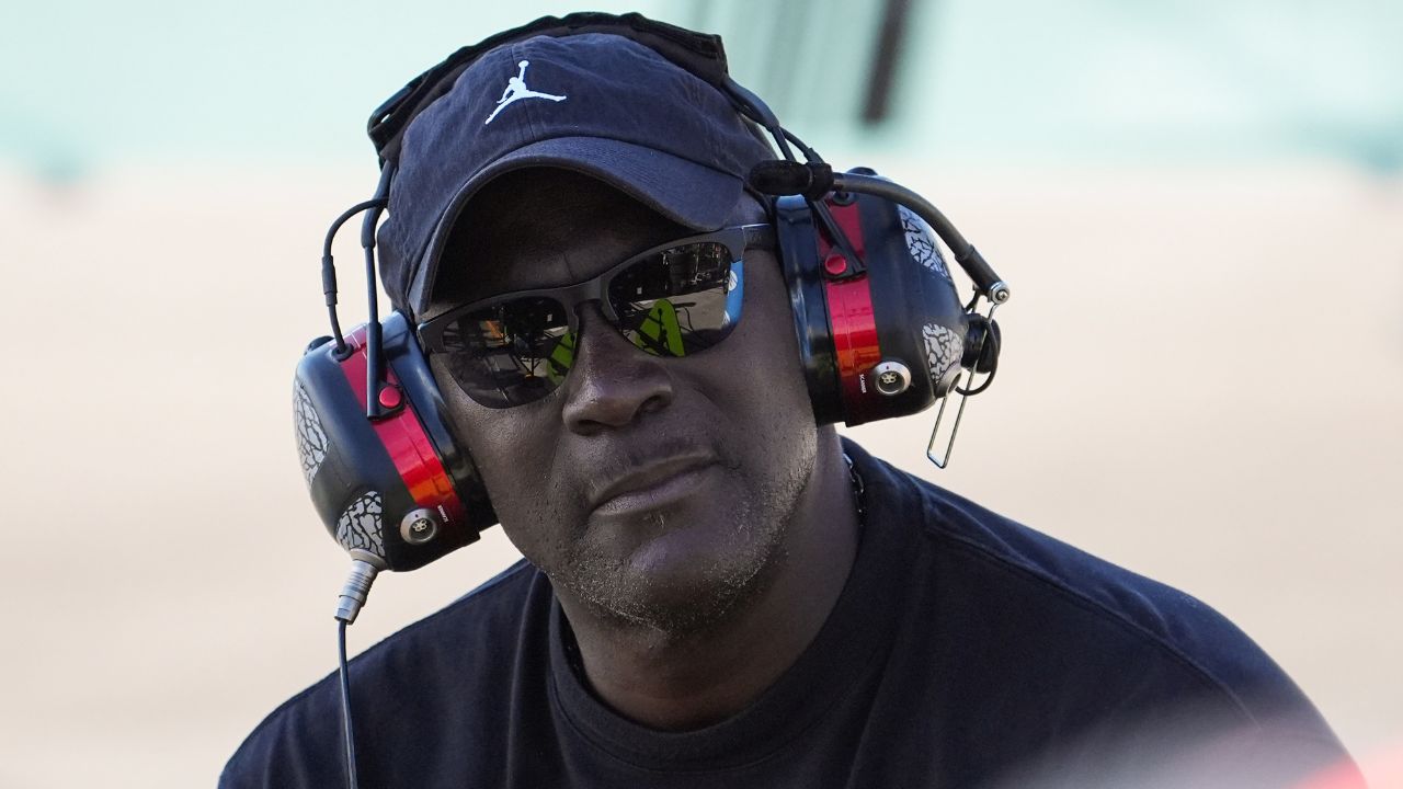 Michael Jordan, owner of NASCAR Team 23XI