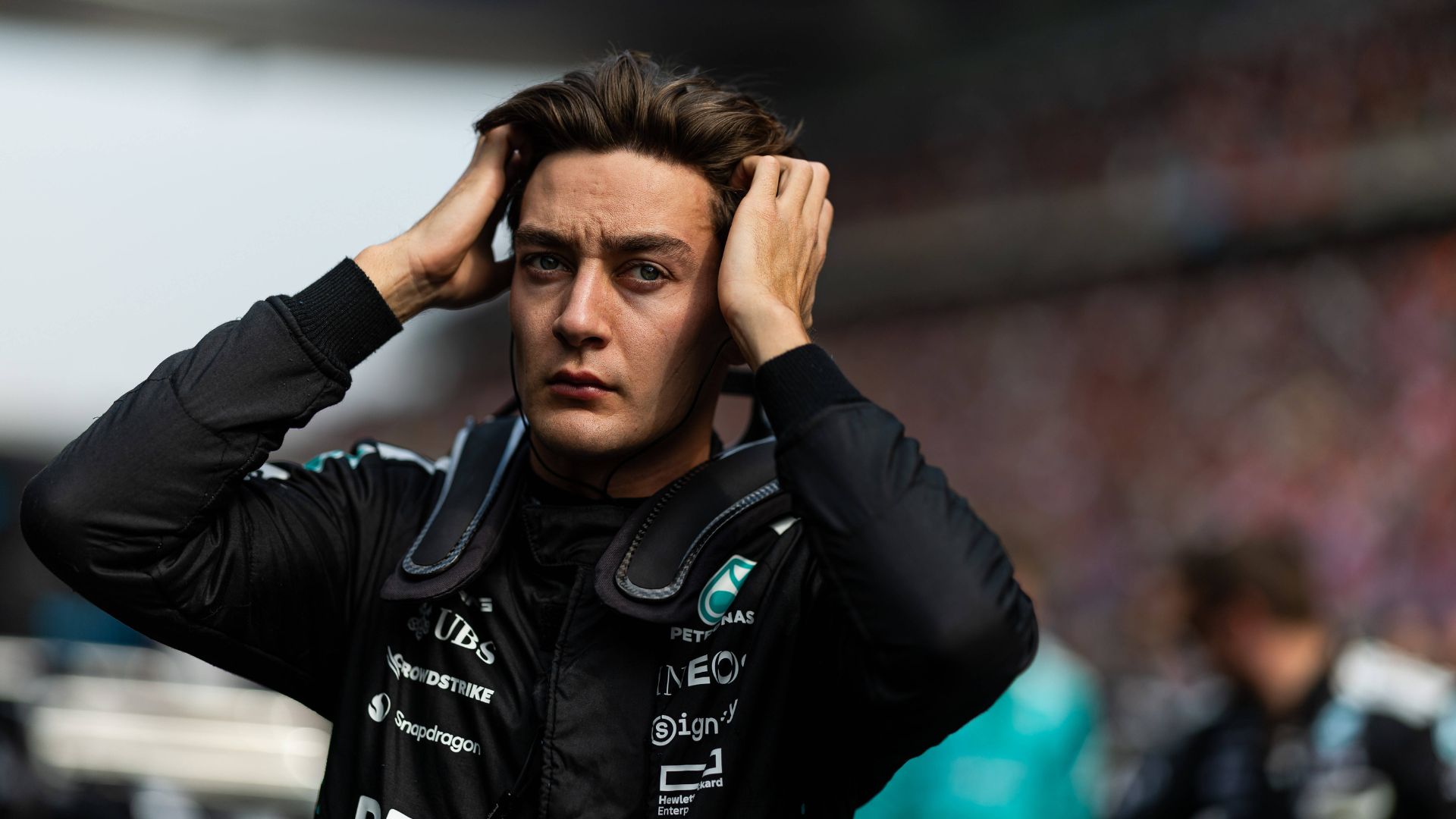 F1 - CHINESE GRAND PRIX 2025 RUSSELL George (gbr), Mercedes AMG F1 Team W16, portrait during the Formula 1 Heineken Chinese Grand Prix 2025