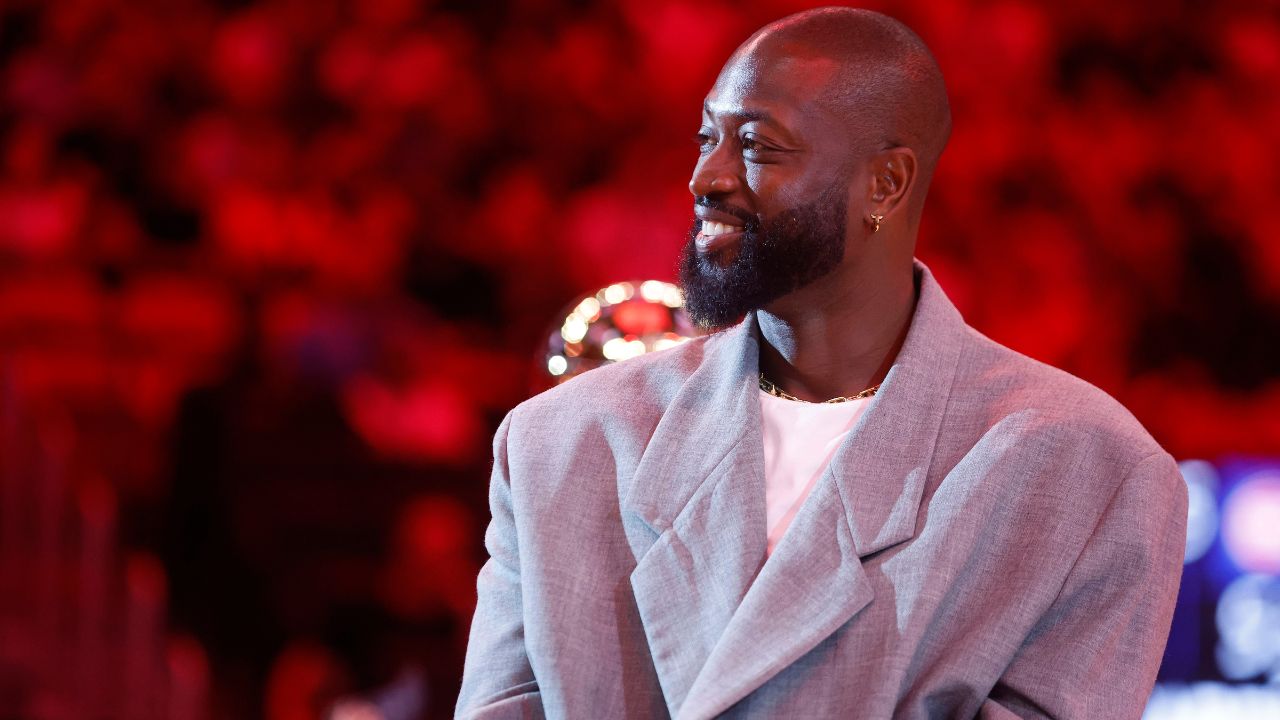 Dwyane Wade NBA: Detroit Pistons at Miami Heat