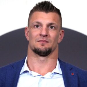 Rob Gronkowski during Fox Sports media day at Ernest N. Morial Convention Center.