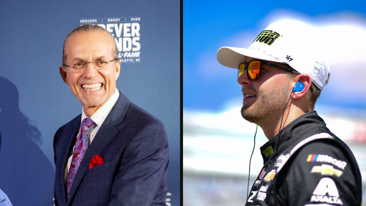 Kyle Petty (R) and William Byron (R)