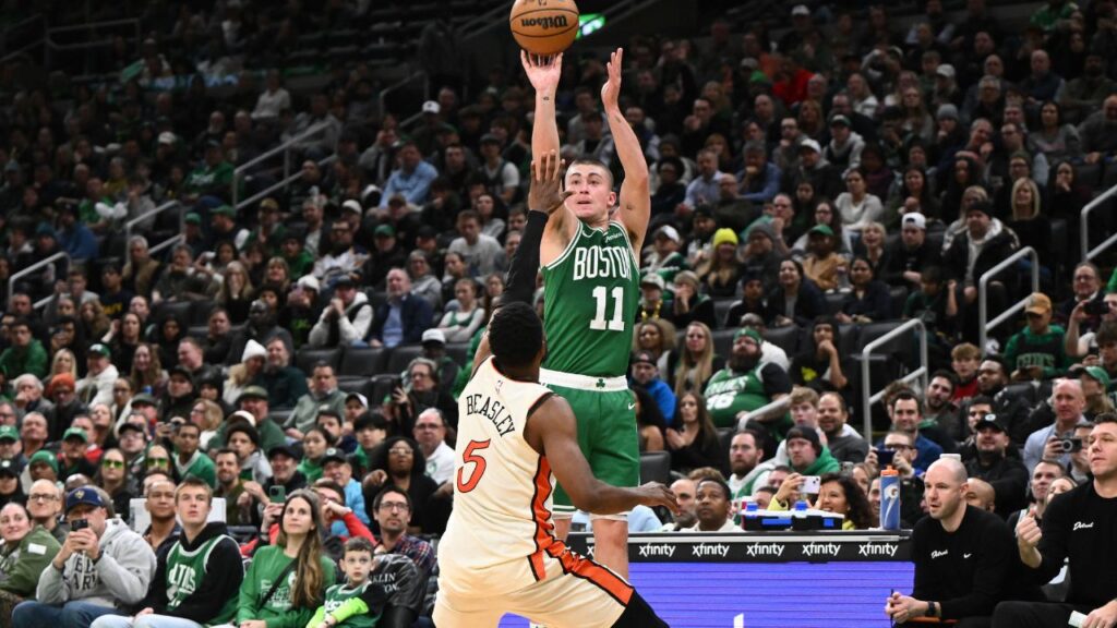 Payton Pritchard and Malik Beasley, Boston v. Detroit