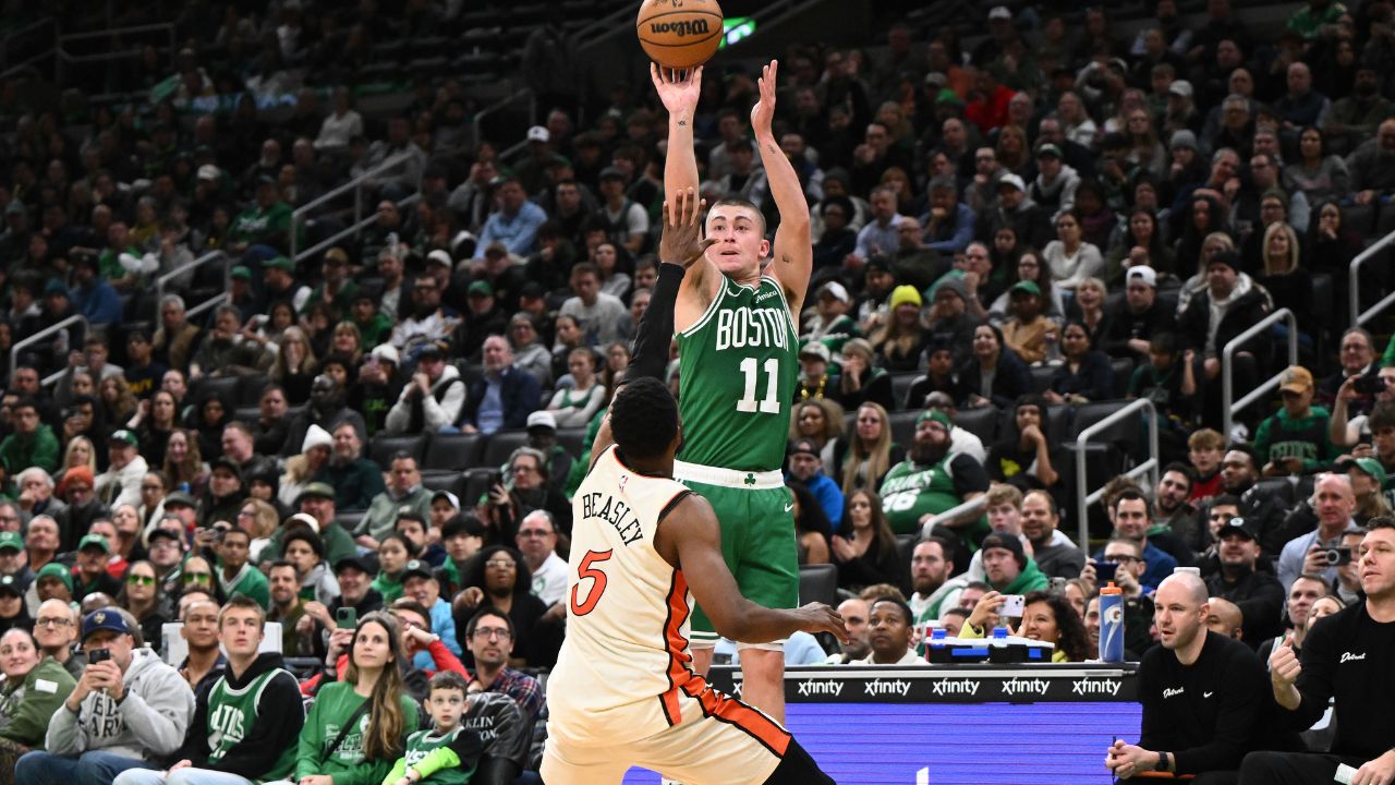 Payton Pritchard and Malik Beasley, Boston v. Detroit