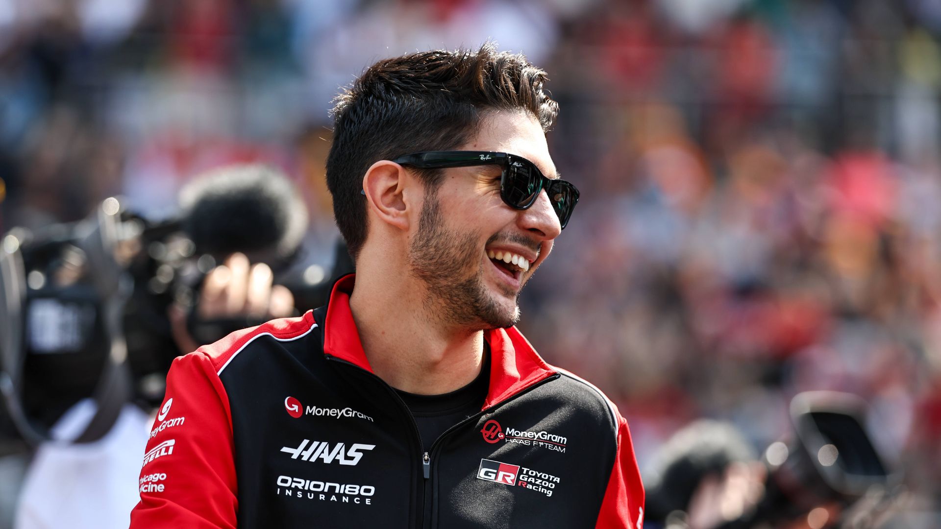 F1 Grand Prix Of China Esteban Ocon of France and the MoneyGram Haas F1 Team appears in the driver s parade during the F1 Grand Prix of China at Shanghai International Circuit in Shanghai, China, on March 22, 2025.
