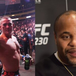 Dustin Poirier (L), Daniel Cormier (R)