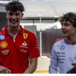 Andrea Kimi Antonelli and Oliver Bearman at the Formula 1 United States of America Grand Prix 2024