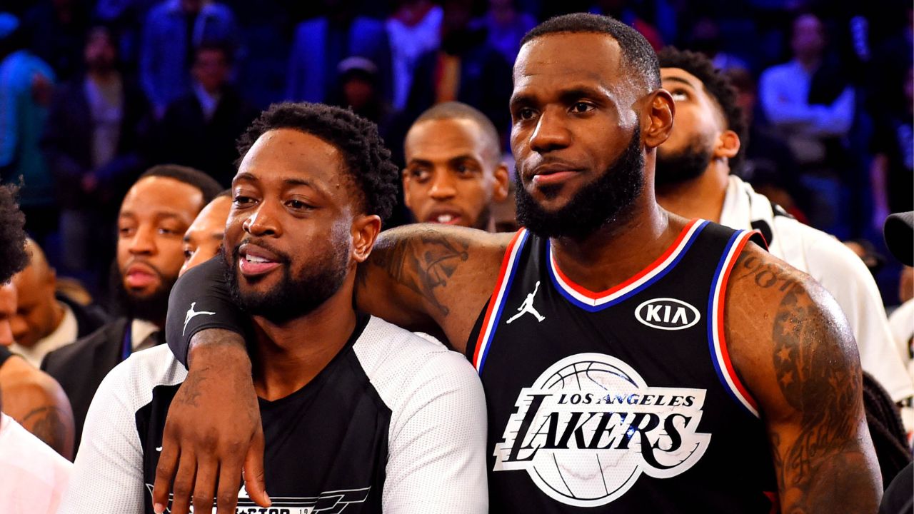 Dwyane Wade and LeBron James NBA: All Star Game