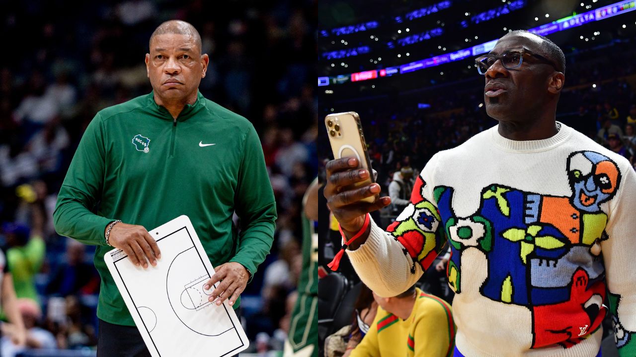 Doc Rivers (L), Shannon Sharpe (R)