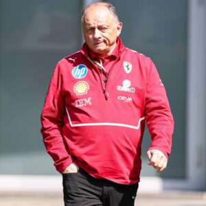 F1 Grand Prix Of China - Sprint & Qualifying Frederic Vasseur is the Team Principal of Scuderia Ferrari during the Formula 1 Heineken Chinese Grand Prix 2025 at the Shanghai International Circuit in Shanghai, China, on March 22, 2025.