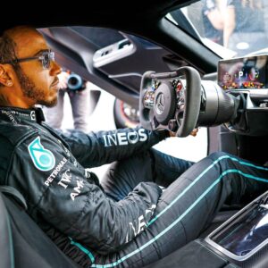 FORMULA 1 ROLEX BELGIAN GRAND PRIX 2022 , in the picture 55 years AMG Mercedes Lewis Hamilton GBR , Mercedes AMG Petronas Formula One Team with the Mercedes AMG Project ONE