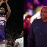 Kevin Durant (L), Charles Barkley (R)