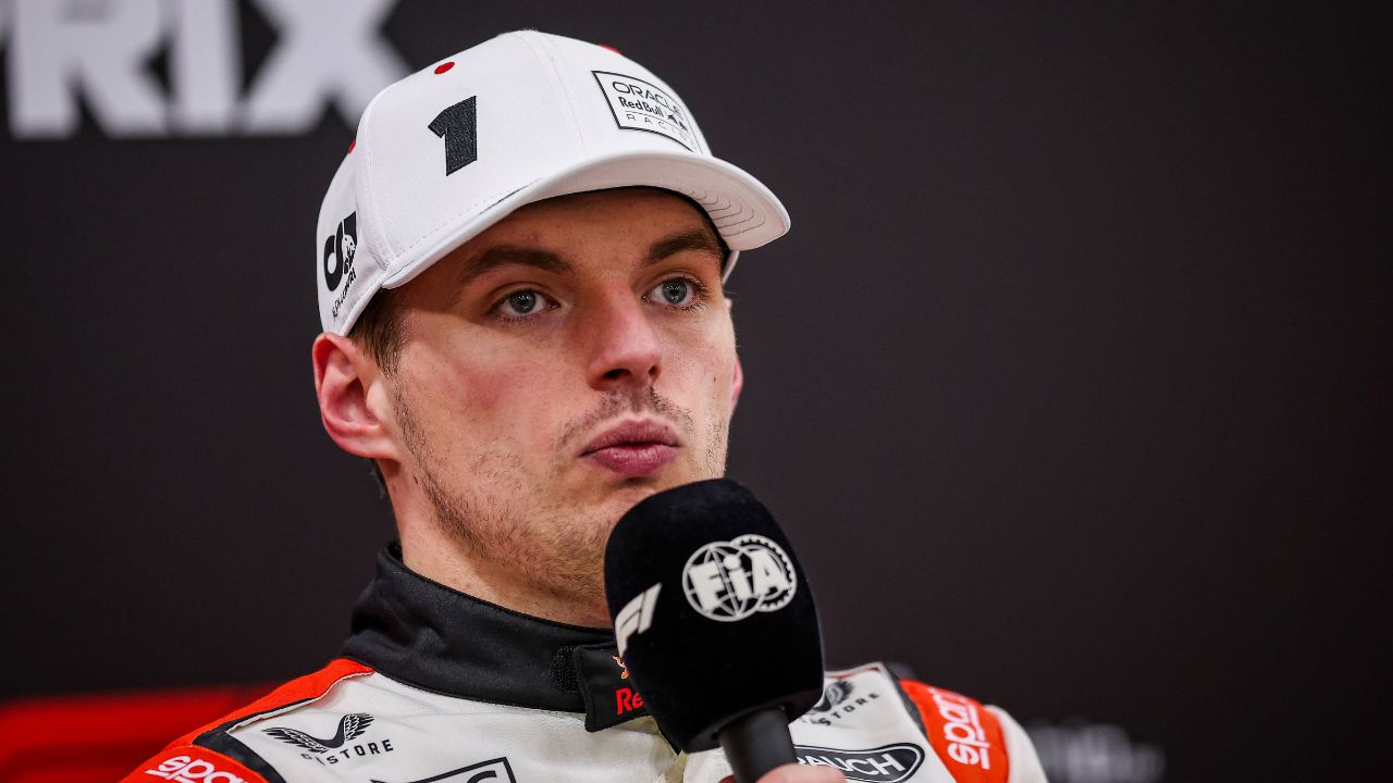 VERSTAPPEN Max (ned), Red Bull Racing RB21, portrait, press conference, PK, Pressekonferenz during the Formula 1 Lenovo Japanese Grand Prix 2025, 3rd round of the 2025 FIA Formula One World Championship, WM, Weltmeisterschaft from April 4 to 6, 2025 on the Suzuka Circuit, in Suzuka, Japan