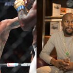 Alex Pereira (L), Floyd Mayweather (R)