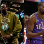 Paul Pierce (L), Kevin Durant (R)