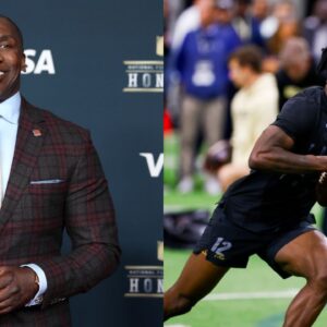 Shannon Sharpe and Travis Hunter