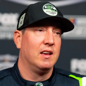 NASCAR Cup Series driver Kyle Busch during Daytona 500 media day at Daytona International Speedway.
