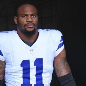 Dallas Cowboys linebacker Micah Parsons (11) against the Philadelphia Eagles at Lincoln Financial Field.