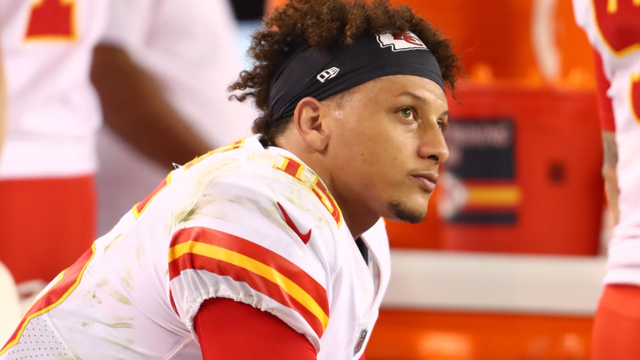 Oct 1, 2018; Denver, CO, USA; Kansas City Chiefs quarterback Patrick Mahomes (15) against the Denver Broncos at Broncos Stadium at Mile High.