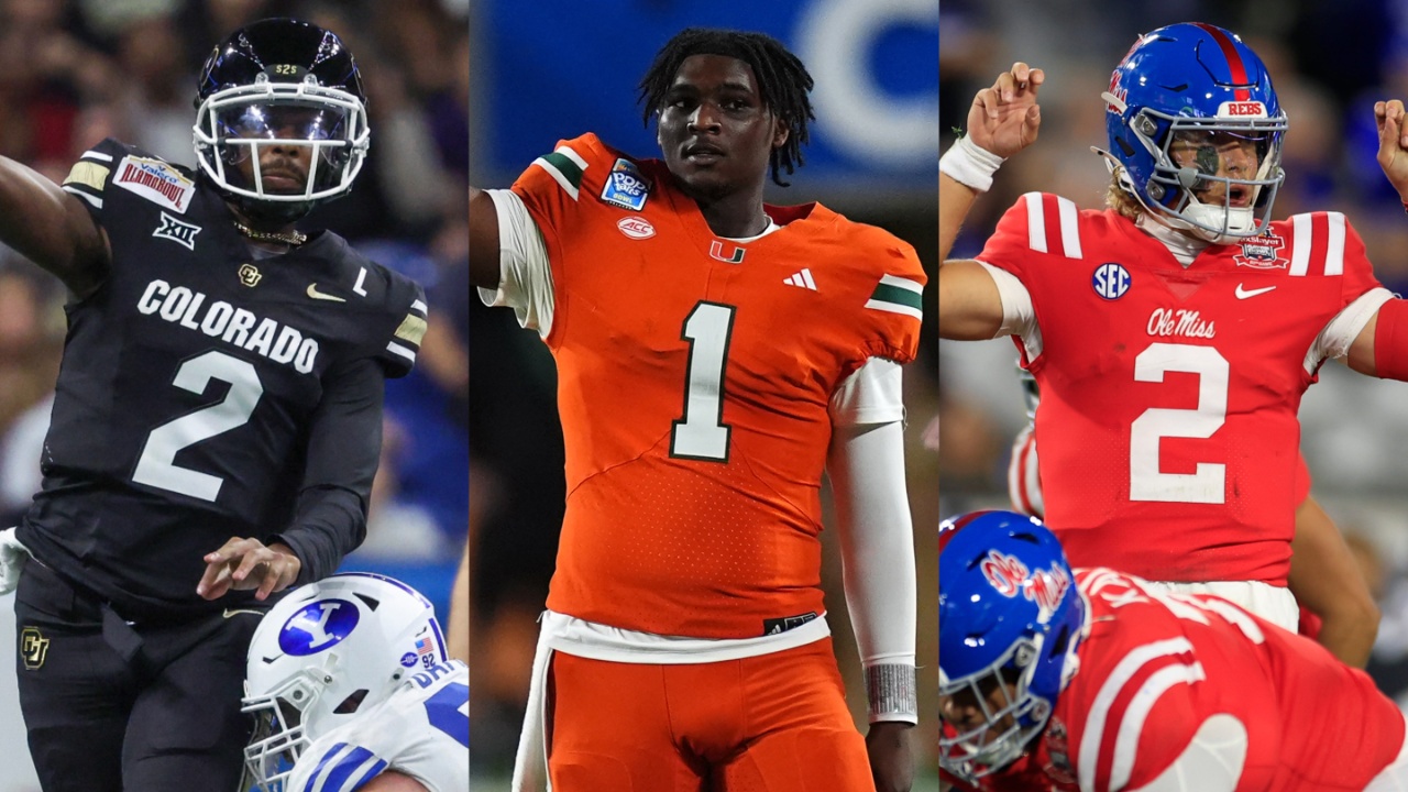 Shedeur Sanders, Cam Ward, Jaxson Dart