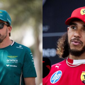 Fernando Alonso (L) and Lewis Hamilton (R)