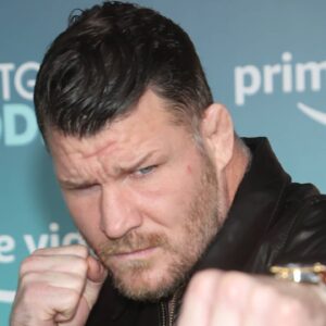 Michael Bisping at the LA premiere of Shotgun Wedding at the TCL Chinese Theater in Hollywood, California