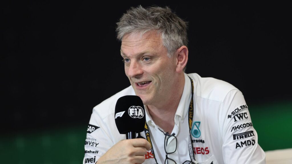 ALLISON James (gbr), Technical Director of Mercedes AMG F1 Team, portraitTeam™s press conference, PK, Pressekonferenz during the Formula 1 MSC Cruises Gran Premio del Made in Italy e Dell™Emilia-Romagne 2024, 7th round of the 2024 Formula One World Championship, WM, Weltmeisterschaft from May 17 to 19, 2024 on the Autodromo Enzo e Dino Ferrari, in Imola, Italy