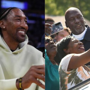 Scottie Pippen (Left) and Michael Jordan (Right)