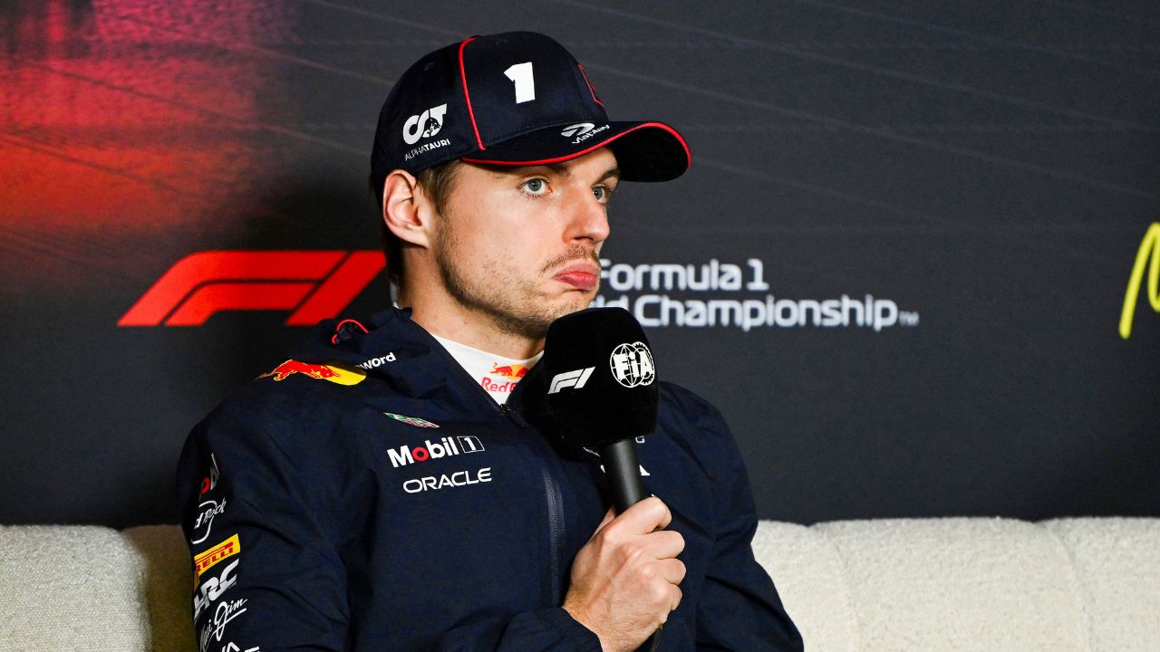 MAX VERSTAPPEN (NED) of Oracle Red Bull Racing 1 post race press conference, PK, Pressekonferenz during the FORMULA 1 LOUIS VUITTON AUSTRALIAN GRAND PRIX 2025 RACE DAY at Albert Park Circuit, Melbourne, Australia on 16 March 2025